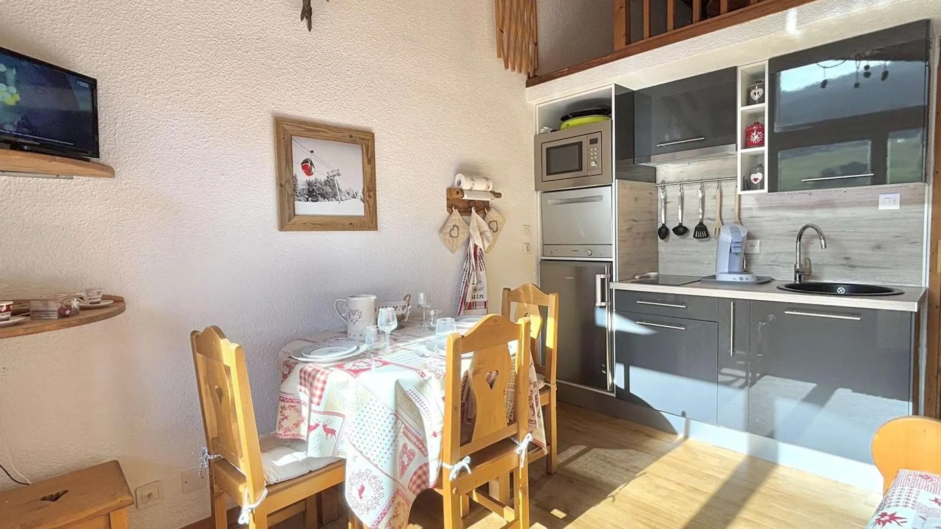 Studio Alcove 3 Pers Avec Terrasse Pres Des Pistes Et Parking A Praz-Sur-Arly - Fr-1-603-112 0*,